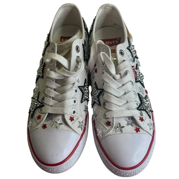 Custom Levi’s All Star  Low-Top Sneakers tennis shoes Mens 8.5 Wmn 10 Pre-owned - Picture 10 of 10
